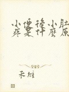 小便后小肚子胀疼是什么原因