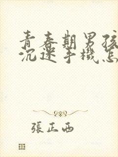 青春期男孩叛逆沉迷手机怎么办