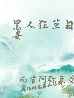 黑人狂草日本人妻