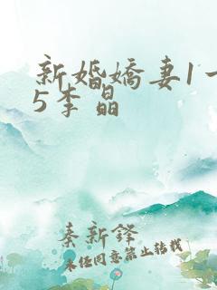 新婚娇妻1一25李晶