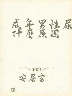 成年男性尿床是什么原因