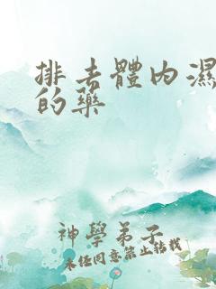 排去体内湿气重的药