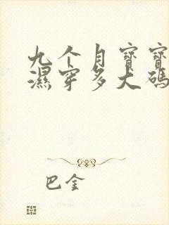 九个月宝宝尿不湿穿多大码