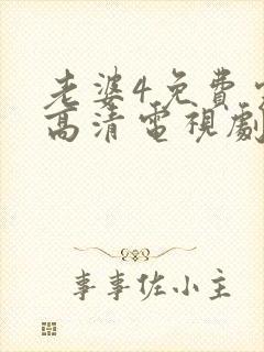 老婆4免费完整高清电视剧在线观看