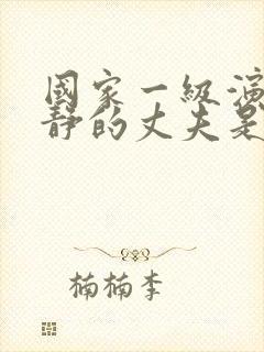 国家一级演员王静的丈夫是谁