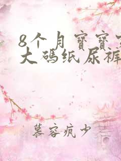 8个月宝宝穿多大码纸尿裤