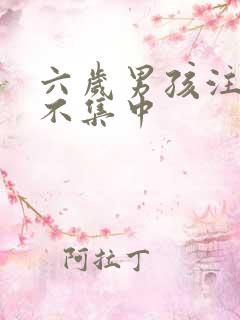 六岁男孩注意力不集中