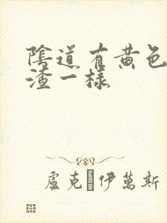 阴道有黄色豆腐渣一样