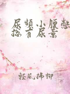 尿频小腹憋得胀总有尿意