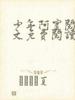 少年阿宾阅读全文免费阅读最新章节