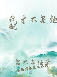 我才不是炮灰女配