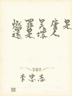 燃罪吴庸是好人还是坏人