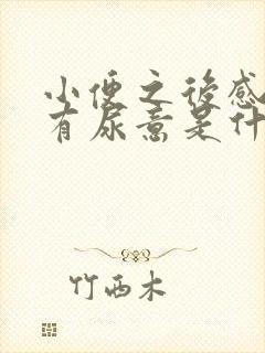 小便之后感觉还有尿意是什么原因