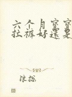 六个月宝宝穿拉拉裤好还是纸尿裤好