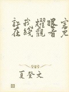 许我耀眼完整版在线观看免费