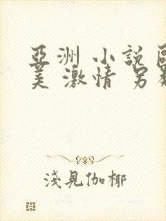 亚洲 小说 欧美 激情 另类