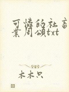 可怜的社畜 商业周颂txt