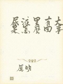 尿液里有大泡沫是怎么回事