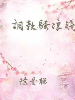 调教骚浪贱小说