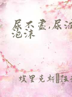 尿不尽,尿液有泡沫