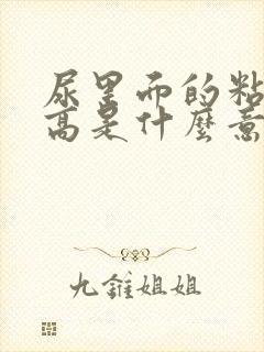 尿里面的粘液丝高是什么意思