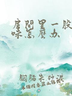 房间里一股尿骚味怎么办