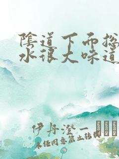 阴道下面总是流水很大味道怎么回事