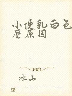 小便乳白色是什么原因