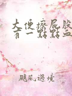 大便擦屁股纸上有一点点血是什么原因