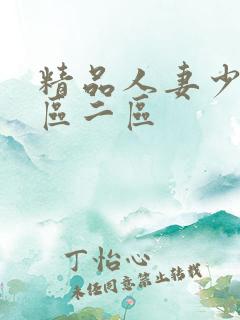 精品人妻少妇一区二区