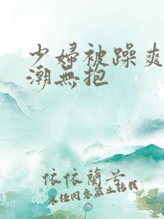 少妇被躁爽到高潮无抱