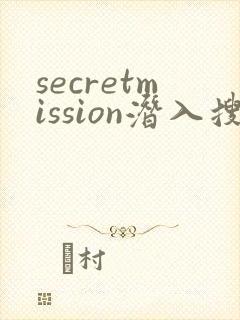secretmission潜入搜查官绝对不会输