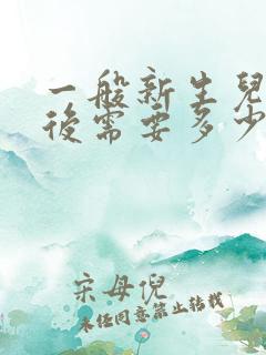 一般新生儿出生后需要多少片nb纸尿裤