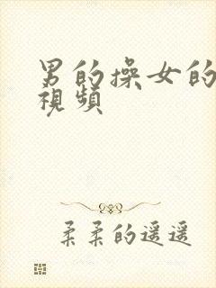 男的操女的网站视频