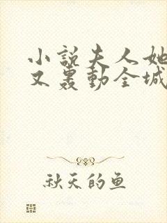 小说夫人她马甲又轰动全城了灵小哥