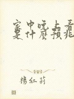 家中晚上看见蛇是什么预兆