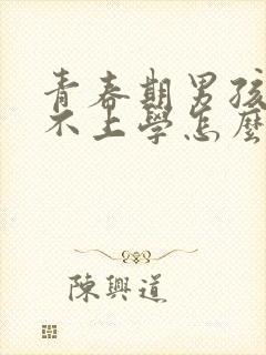 青春期男孩叛逆不上学怎么办