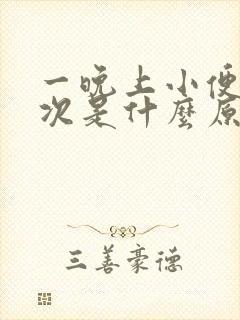 一晚上小便十几次是什么原因