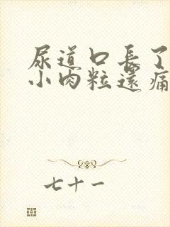 尿道口长了几个小肉粒还痛