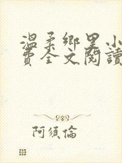 温柔乡里小说免费全文阅读