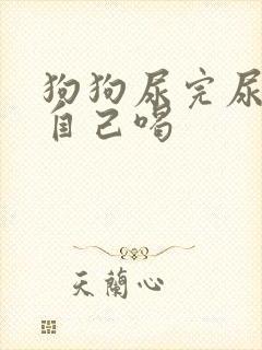 狗狗尿完尿还要自己喝