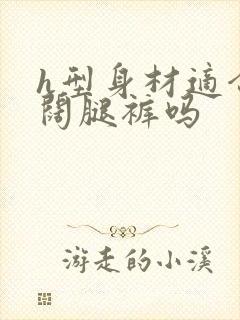 h型身材适合穿阔腿裤吗