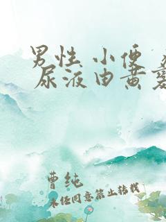 男性 小便 疼 尿液由黄变红