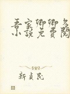 吾家卿卿多妩媚小说免费阅读