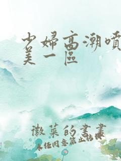 少妇高潮喷水欧美一区