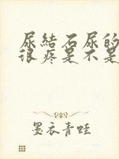 尿结石尿的时候很疼是不是要出来了