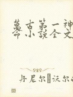 万古第一神李天命小说全文免费阅读无弹窗