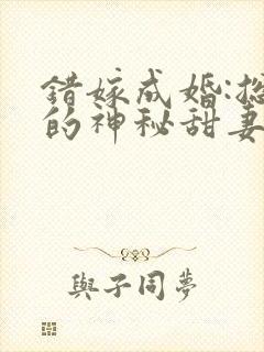 错嫁成婚:总裁的神秘甜妻