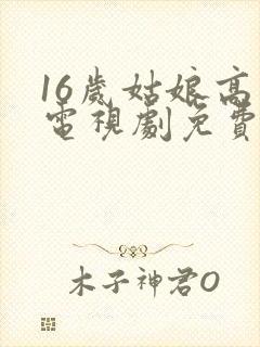 16岁姑娘高清电视剧免费看