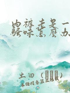 内裤老是一股尿骚味怎么办